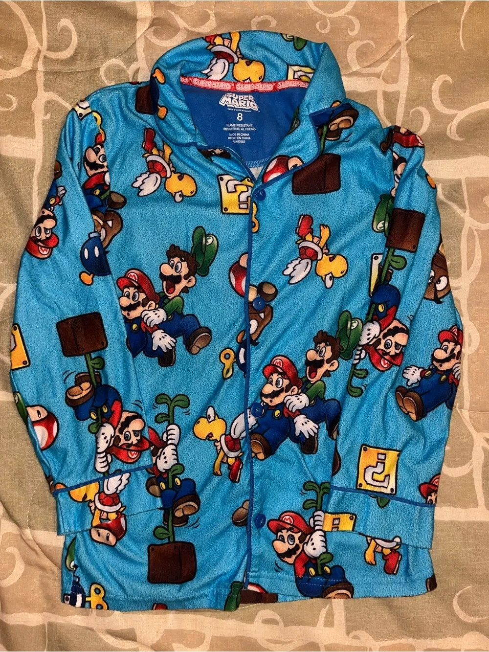 Nintendo licensed pajama
